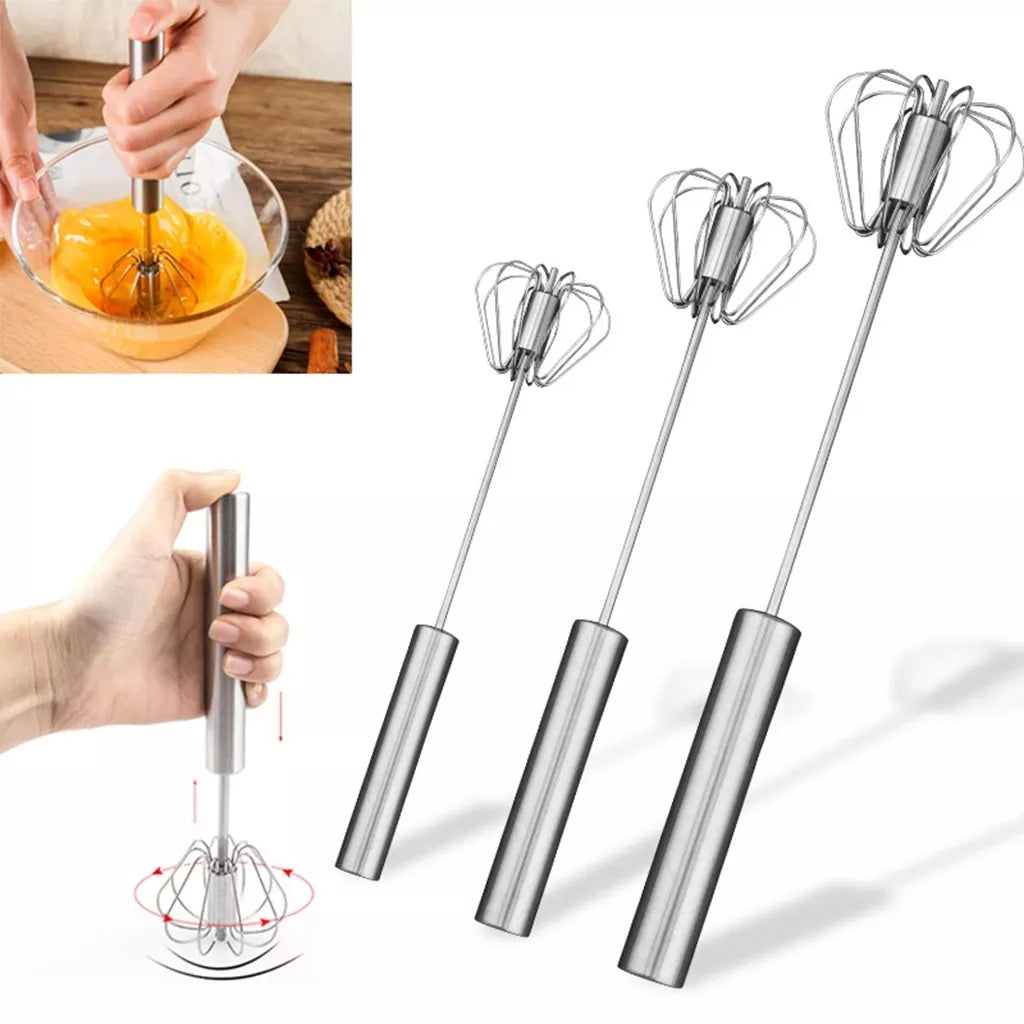 RVS Handmixer Met Zelfdraaiende Klopper