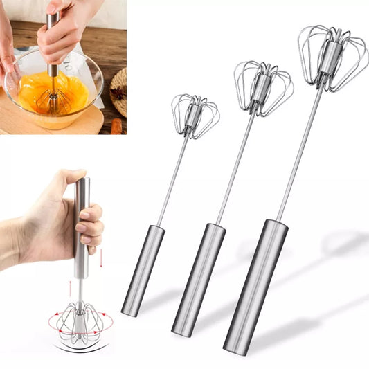 RVS Handmixer Met Zelfdraaiende Klopper